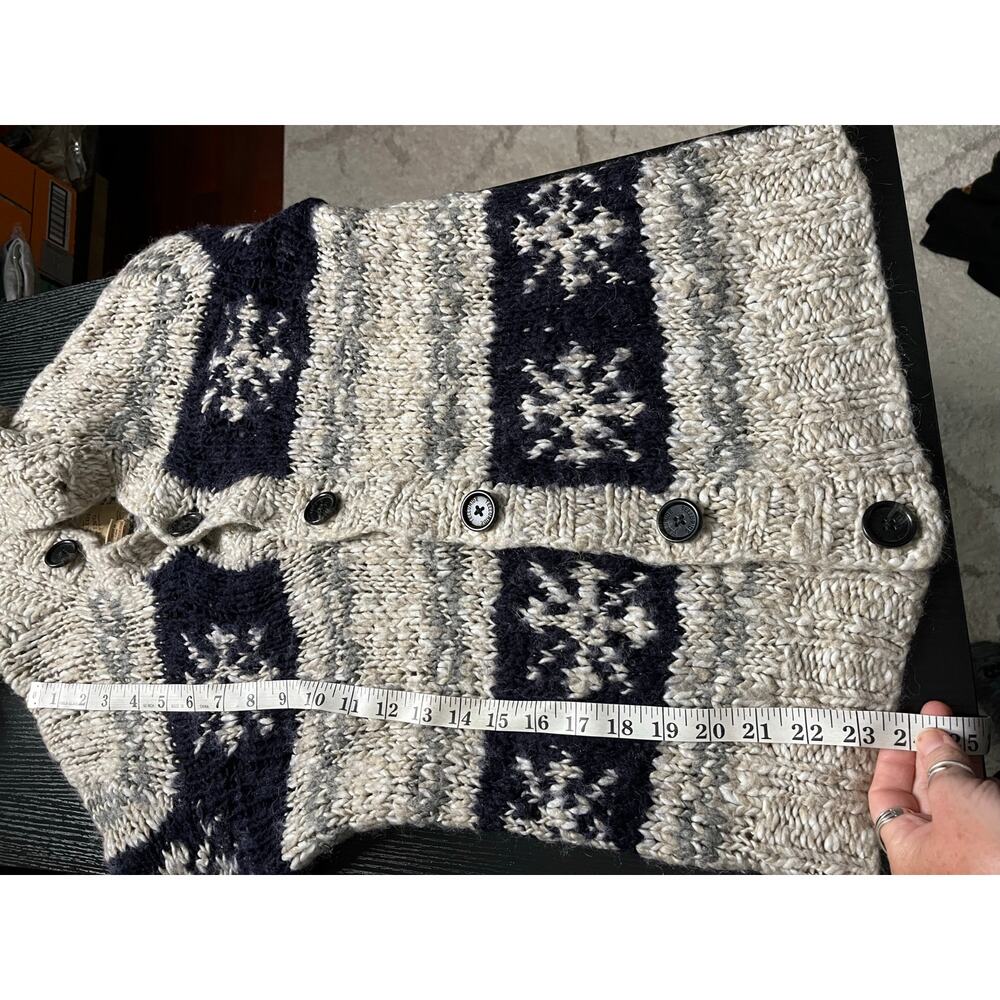 Y2K Telluride Clothing Wool and Acrylic Blend Nordic Style Cardigan - Picture 7 of 9
